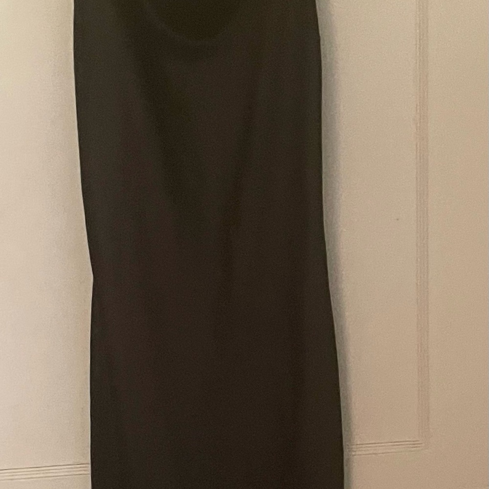 POL Black Asymmetrical Dress